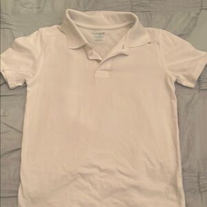 Classic White Kids Polo Shirt